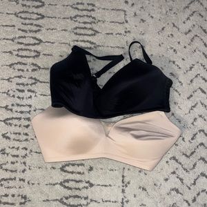 38D Black & Nude Bras